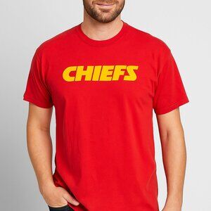 Kansas City Chiefs Tee Red Yellow XL